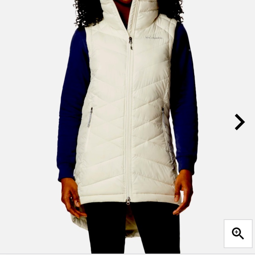 Women’s Columbia Heavenly long vest NWT
